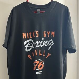 Brand New Rocky Black and Orange Short Sleeve Tee